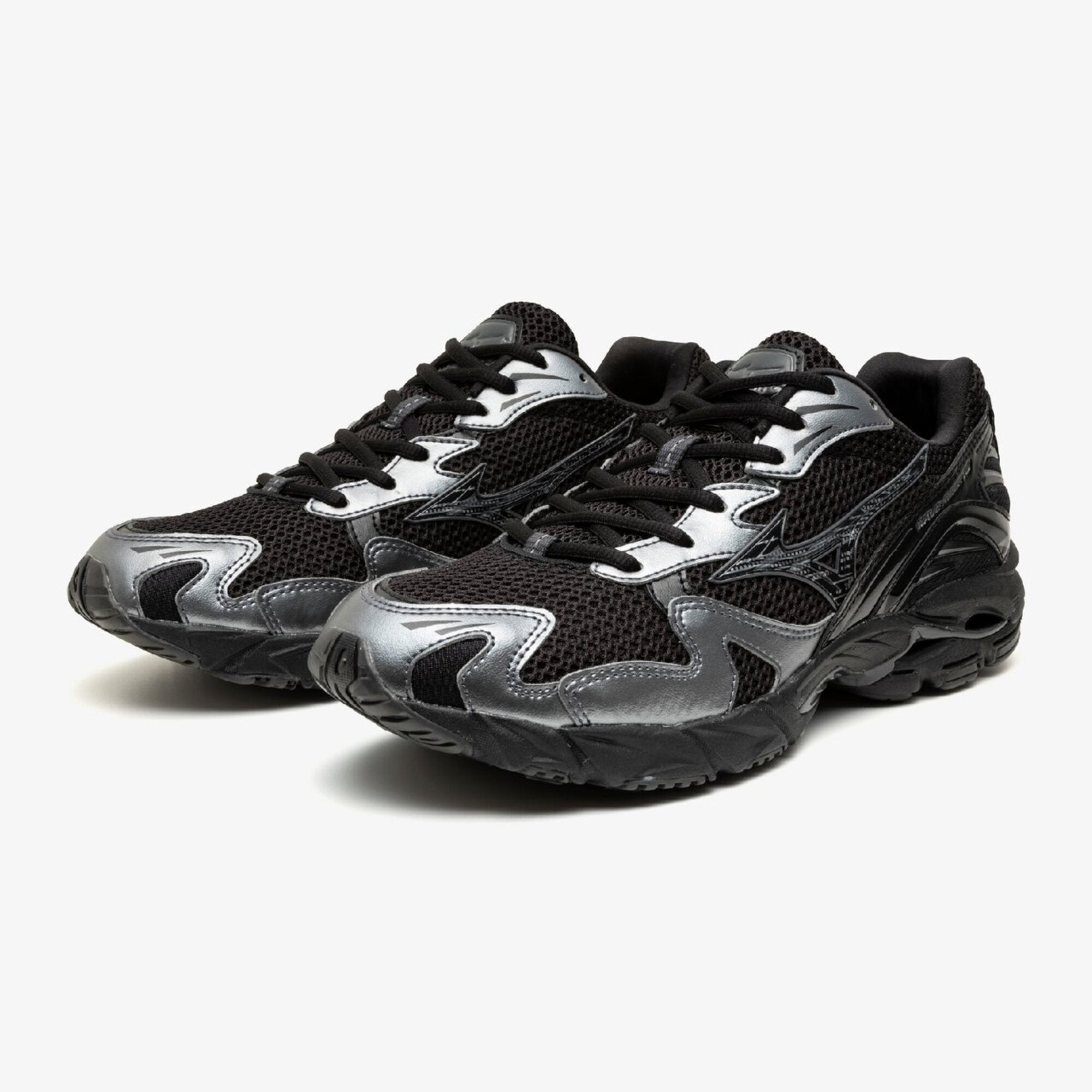 ミズノ MIZUNO WAVE RIDER10 ブラック×シルバー 25cm WAVE RIDER 10 – Mizuno Singapore